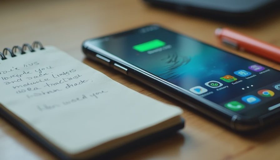 Two phones showing battery and camera interfaces during side-by-side testing