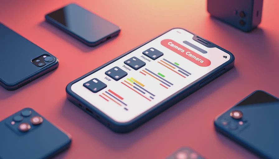 Illustration for smartphone reviews