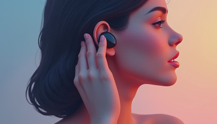 Visual context for wireless earbuds fit