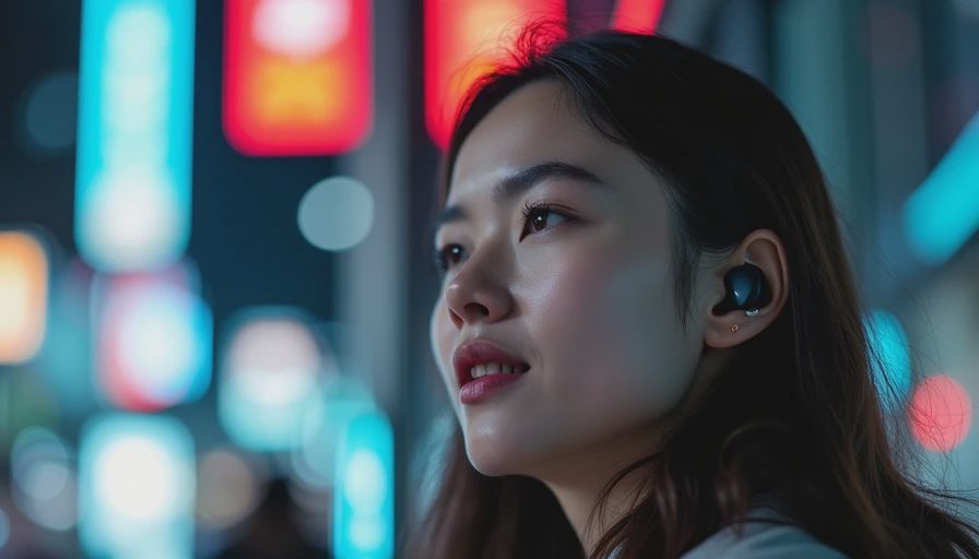 Visual context for bluetooth earbuds