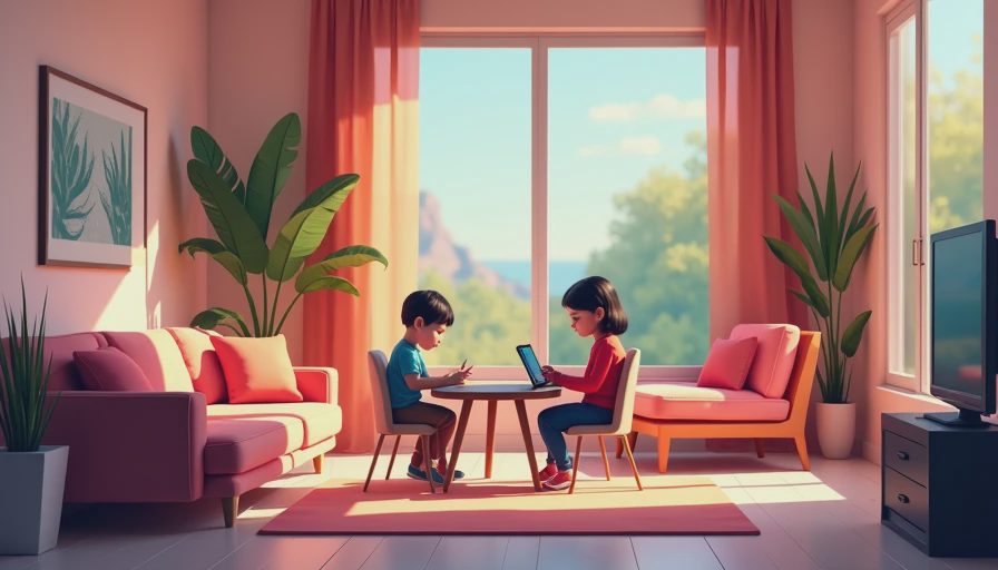 Visual context for ipad for kids